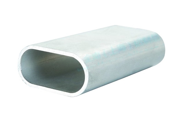 kopen 6061 de vlakke Opgeruimde Ovale Opname van het Aluminiumbuizenstelsel Naadloos voor Ruimtevaart Militair online manufacture
