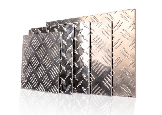 6005 6061 3003-H22-Aluminium Diamond Plate Alloy Boat Floor 5 Opgepoetste Bar