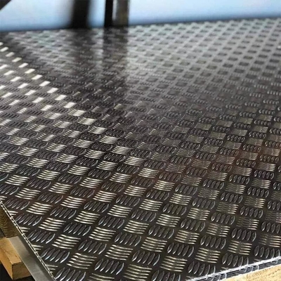 Aangepast H24-Aluminium Diamond Sheet Embossed Perforated 1050 1100 3003