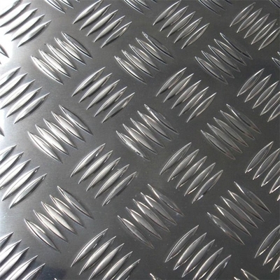 Aluminium traanplaat met reliëfpatroon 8 mm voor een architectonisch uiterlijk