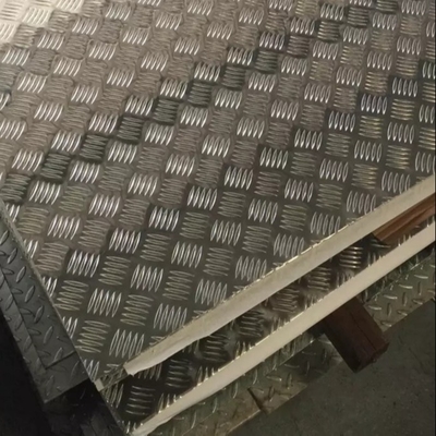 In reliëf gemaakt Aluminium Diamond Plate Sheets .025“ 4x8-Legering 5083 5052 5754 H32