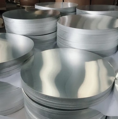 1050 1060 1100 3003 1070 8011 Ronde aluminium cirkelplaat 0,15 mm-500 mm Op maat gemaakt voor kookwaren